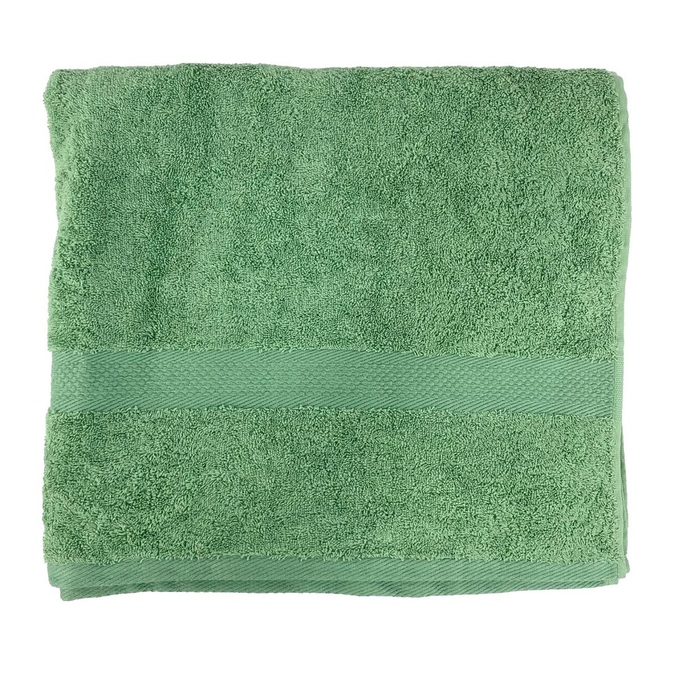 NEW Lands' End Bath Towel XL 30 x 57 Turkish 100% Combed Cotton Absorbent, Green